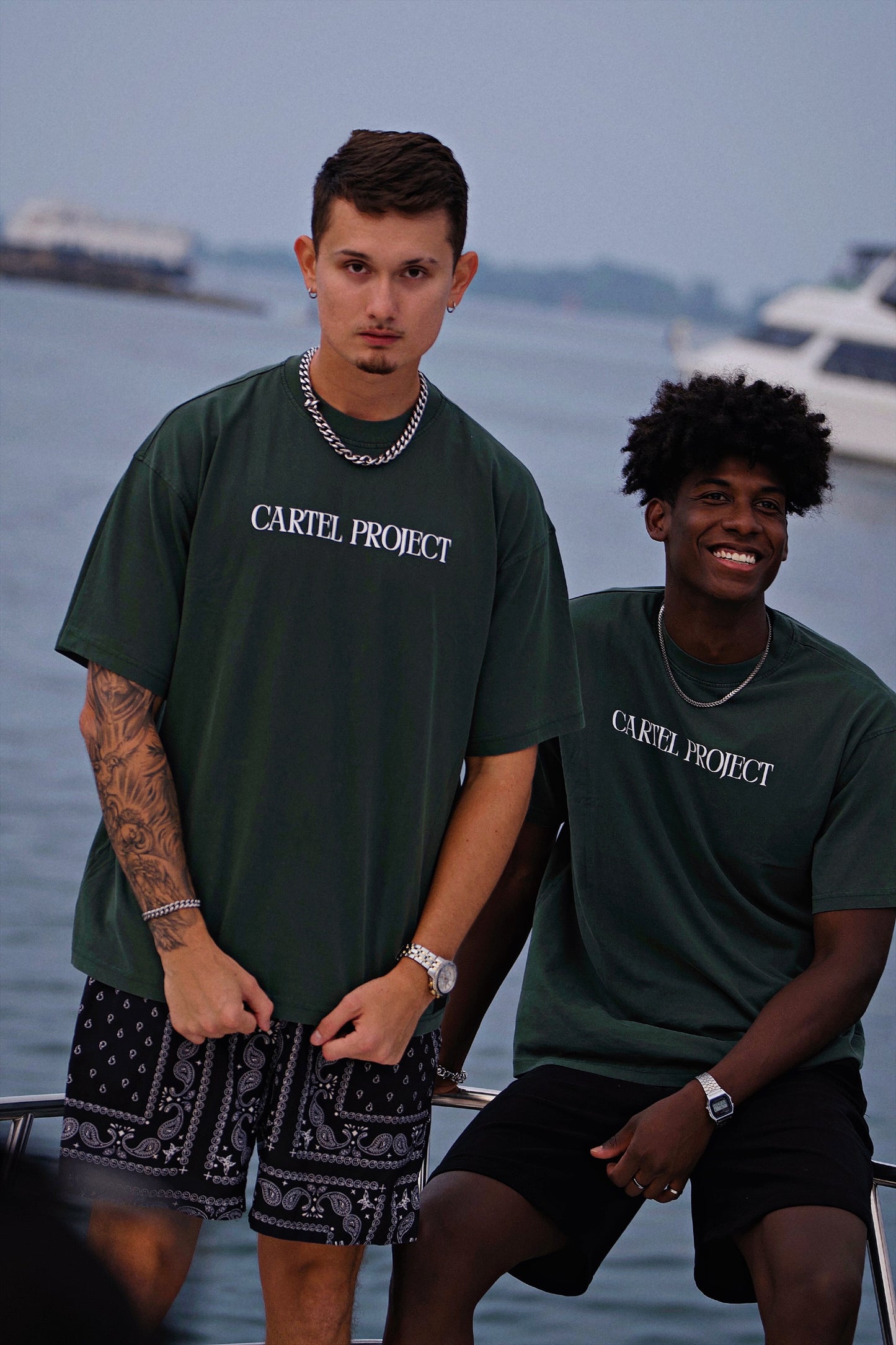 Green Acid Wash DC Tee