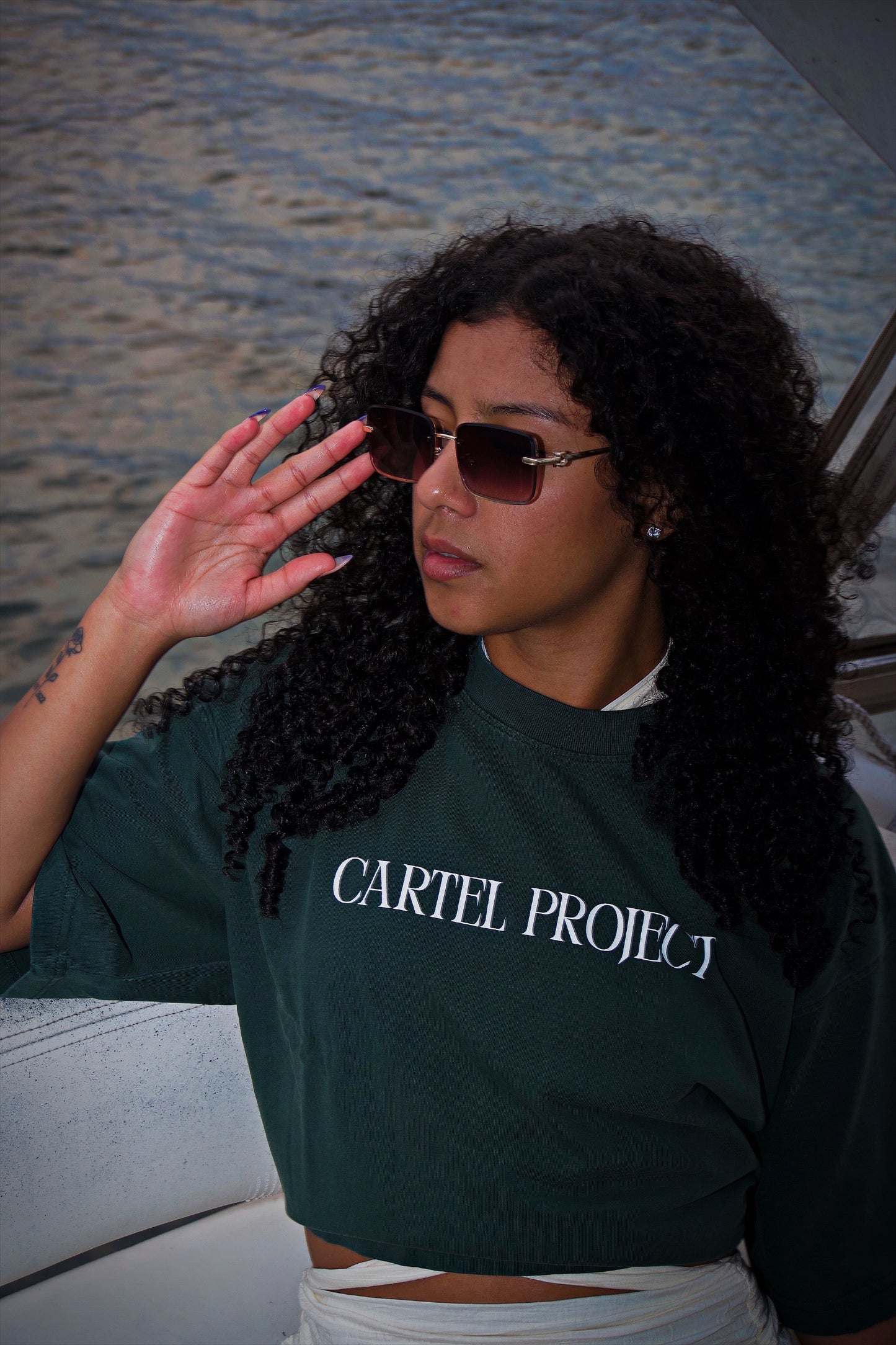Green Acid Wash DC Tee