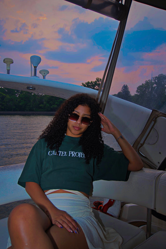 Green Acid Wash DC Tee