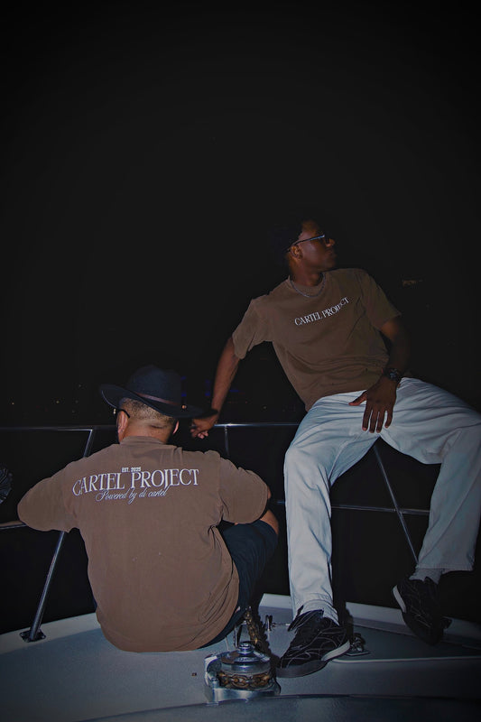 Brown Acid Wash DC Tee
